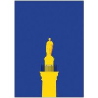 Grey's Monument Pop Art Card
