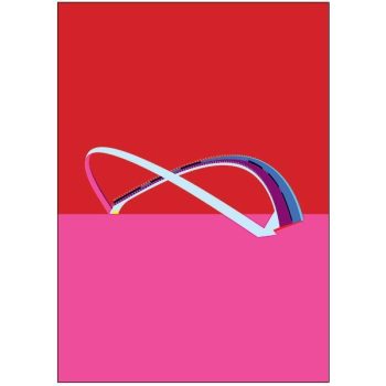 Millennium Bridge Pop Art Card