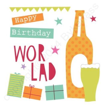 Mackem Card - Happy Birthday Wor Lad
