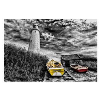 St Mary's Lighthouse Photo Print by Daniel Dent