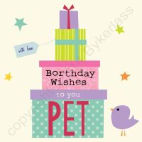 Borthday Wishes To You Pet Northumbrian Birthday Card