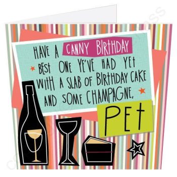 Geordie Poetry Birthday Card