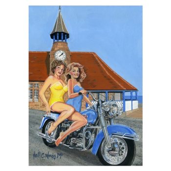 North East Saucy Seaside Postcard - Cullercoats