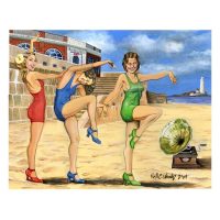 North East Saucy Seaside Postcard - Whitley Bay Rendezvous Cafe
