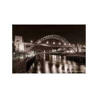 Quayside Reflection (Black & White)