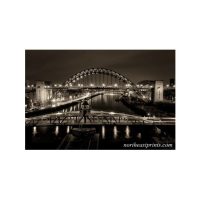 Tyne and Bridges Newcastle Gateshead Print