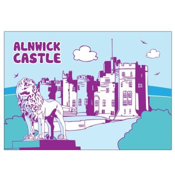 Alnwick Castle - A5 Glossy Card