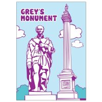 Grey's Monument - A5 Glossy Card