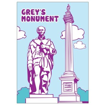 Grey's Monument - A5 Glossy Card