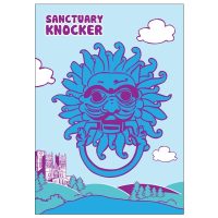 Sanctuary Knocker - A5 Glossy Card