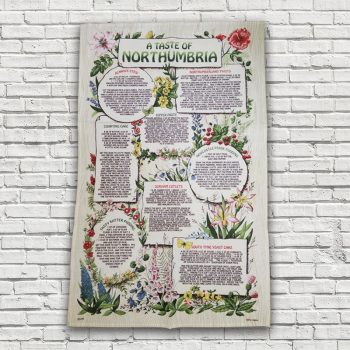 A Taste of Northumbria Recipes Tea Towel