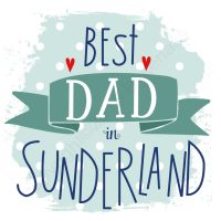 Best Dad In Sunderland Mackem Card
