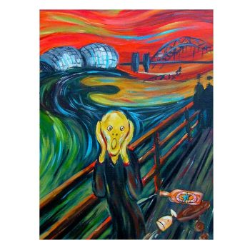 Geordie Scream Magnet Munch