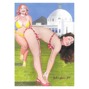 Neill C Wood Saucy Seaside Postcard