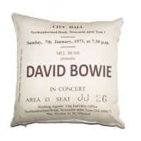 City Hall Tickets - David Bowie Cushion