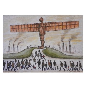 Lowry Angel Of The North Magnet