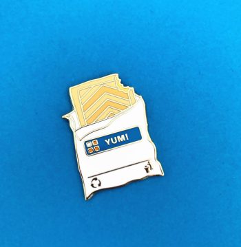 Pasty Enamel Pin Badge