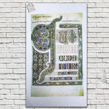 The Lindisfarne Gospels Tea Towel