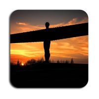 Angel Of The North Photo Coaster - Sunset
