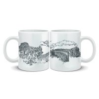 Toile Drawn Mug - Hadrian's Wall