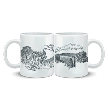 Toile Drawn Mug - Hadrian's Wall