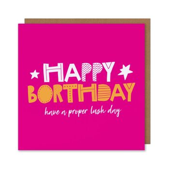 Happy Borthday (Pink)