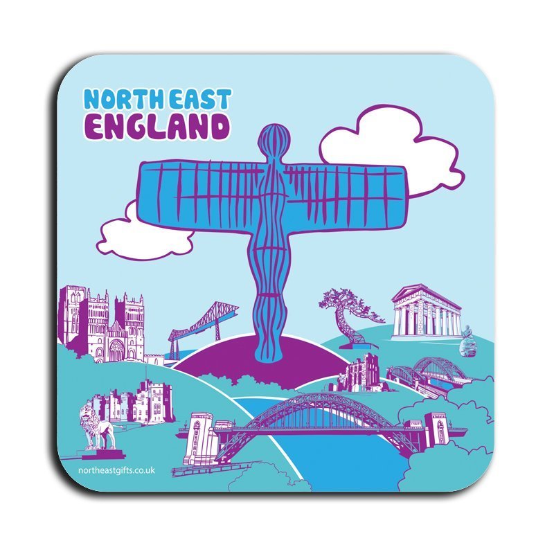 WHOLESALE North East Icons Coaster (x10)