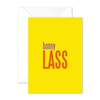 Bonny Lass Card