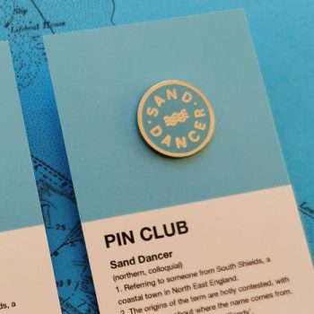 Sand Dancer Enamel Pin Badge - Image 2