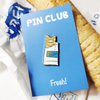 Sausage Roll Enamel Pin Badge - Image 2