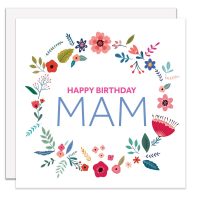 Mam Card - Happy Birthday (Spring Flowers)
