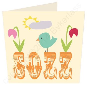 TO CLEAR: Sozz - Scouse Card (Small)