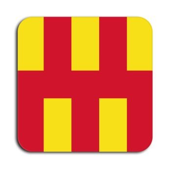 Northumberland Flag Coaster