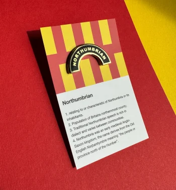 Northumbrian Enamel Pin Badge