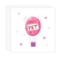 Love U Pet (Balloon) Card